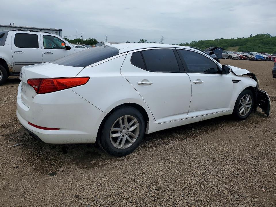 2013 Kia VIN KNAGM4A76D5302291 COPART salvage auction — FRONT END, Il - Salvage Certificate, sold $425 on 2026-07-17 (photo 3)