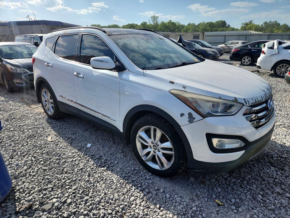 2014 Hyundai Santa fe VIN 5XYZW3LA2EG228871 COPART salvage auction — NORMAL WEAR, Al - Cert Of Title-Rebuilt, sold $3,000 on 2026-07-25 (photo 4)