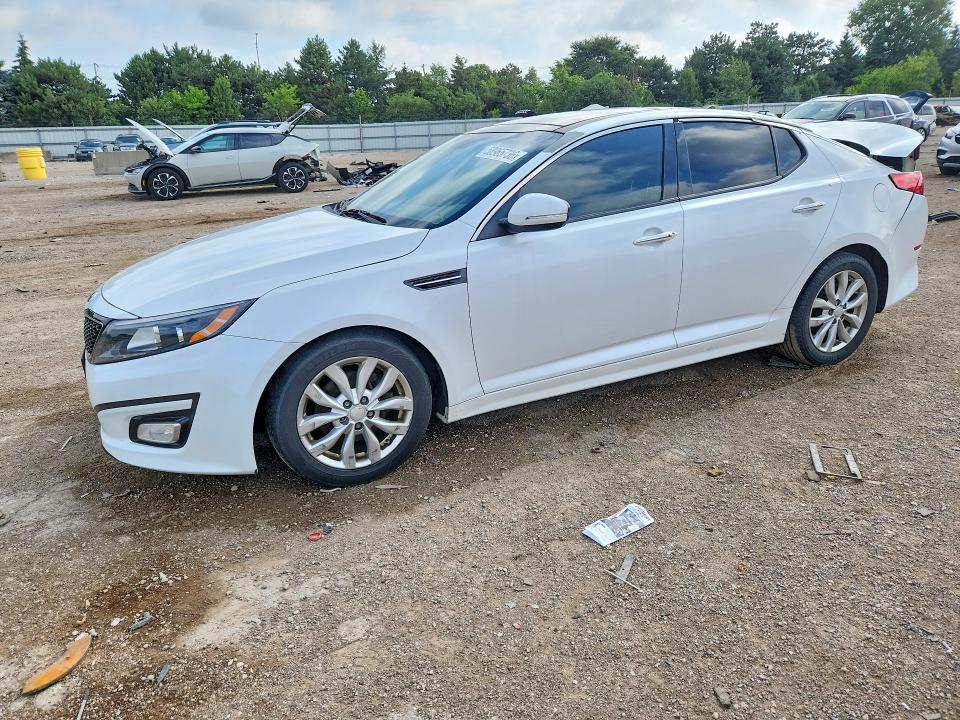 2015 Kia Optima VIN 5XXGN4A76FG478689 COPART salvage auction — REAR END, Il - Salvage Certificate, sold $250 on 2026-07-30 (photo 1)