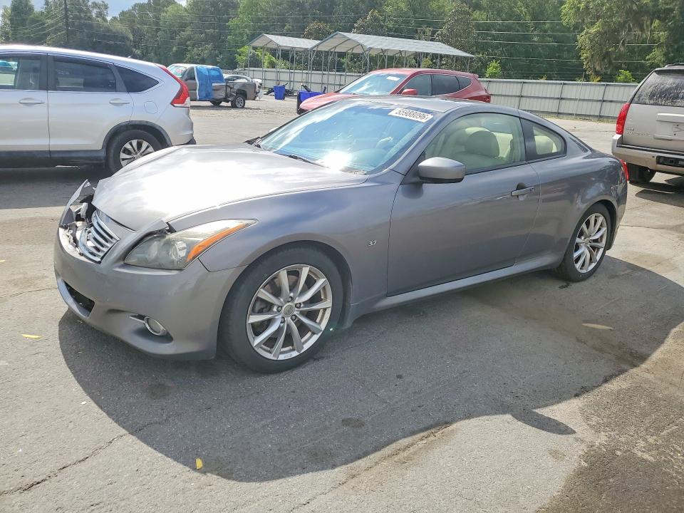 2014 Infiniti Q60 VIN JN1CV6EK6EM110226 COPART salvage auction — FRONT END, GA - CERT OF TITLE-SALVAGE (P), sold $825 on 2026-07-13 (photo 1)