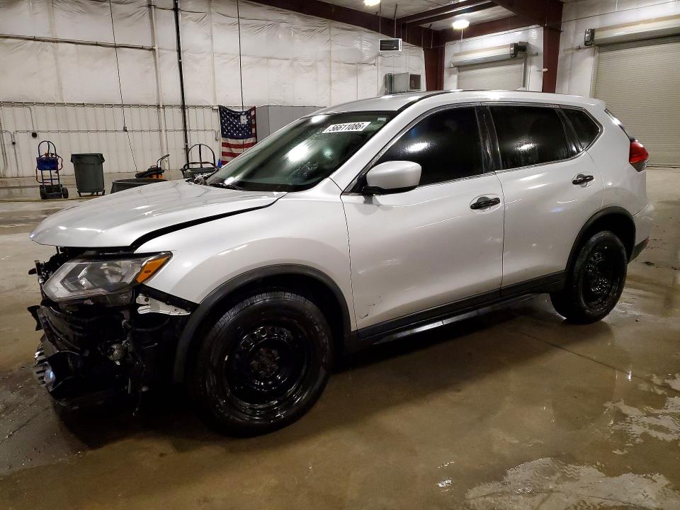 2017 Nissan Rogue VIN KNMAT2MV4HP582491 COPART salvage auction — FRONT END, Mt - Certificate Of Title, sold $850 on 2026-07-14 (photo 1)