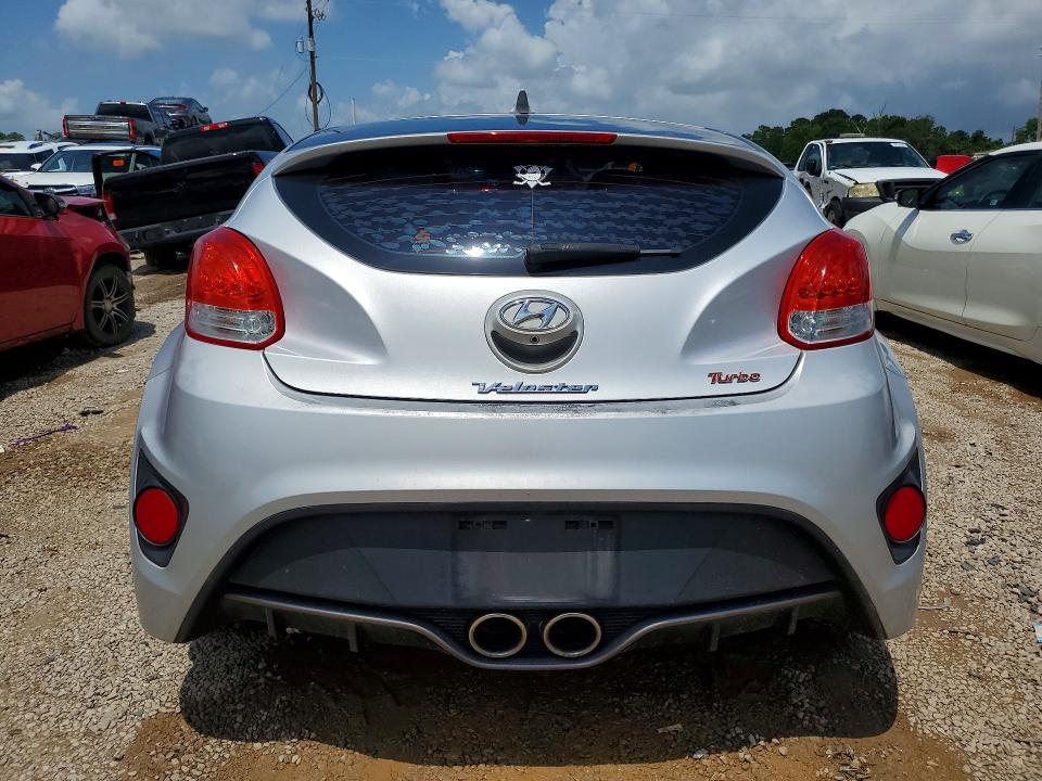 2016 Hyundai Veloster VIN KMHTC6AE5GU263455 COPART salvage auction — NORMAL WEAR, Ms - Certificate Of Title, sold $825 on 2026-07-21 (photo 6)
