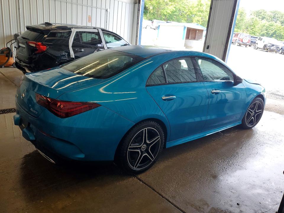 2025 Mercedes-benz Cla-klasse VIN W1K5J4HB1SN483395 COPART salvage auction — FRONT END, Pa - Certificate Of Salvage, sold $18,100 on 2026-07-08 (photo 3)
