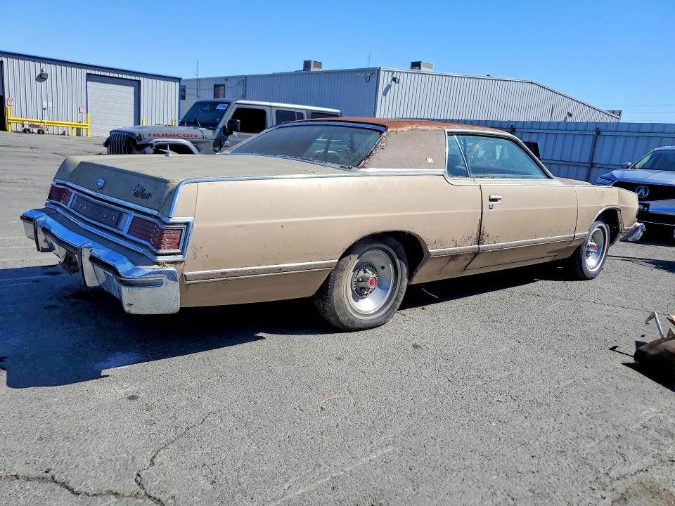 1977 Mercury Grand marquis VIN 0000007Z61S622196 COPART salvage auction — FRONT END, Ca - Dis/Dlr/Exp Only Clean Title, sold $1,350 on 2026-07-08 (photo 3)