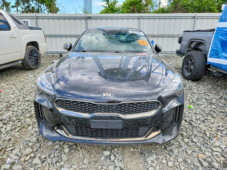 2021 Kia Stinger VIN KNAE55LCXM6098285 COPART salvage auction — SIDE, Nj - Cert Of Title-Salvage, sold $8,400 on 2026-08-24 (photo 5)