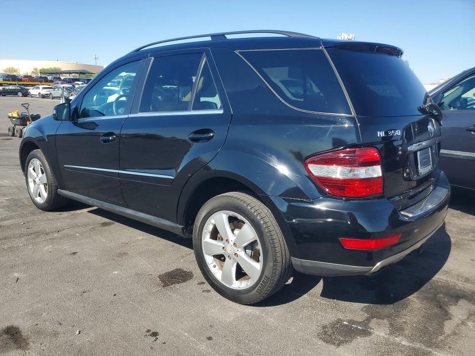 2011 Mercedes-benz Ml-class VIN 4JGBB8GBXBA687750 COPART salvage auction — MINOR DENT/SCRATCHES, Fl - Certificate Of Title, sold $1,550 on 2026-08-03 (photo 2)