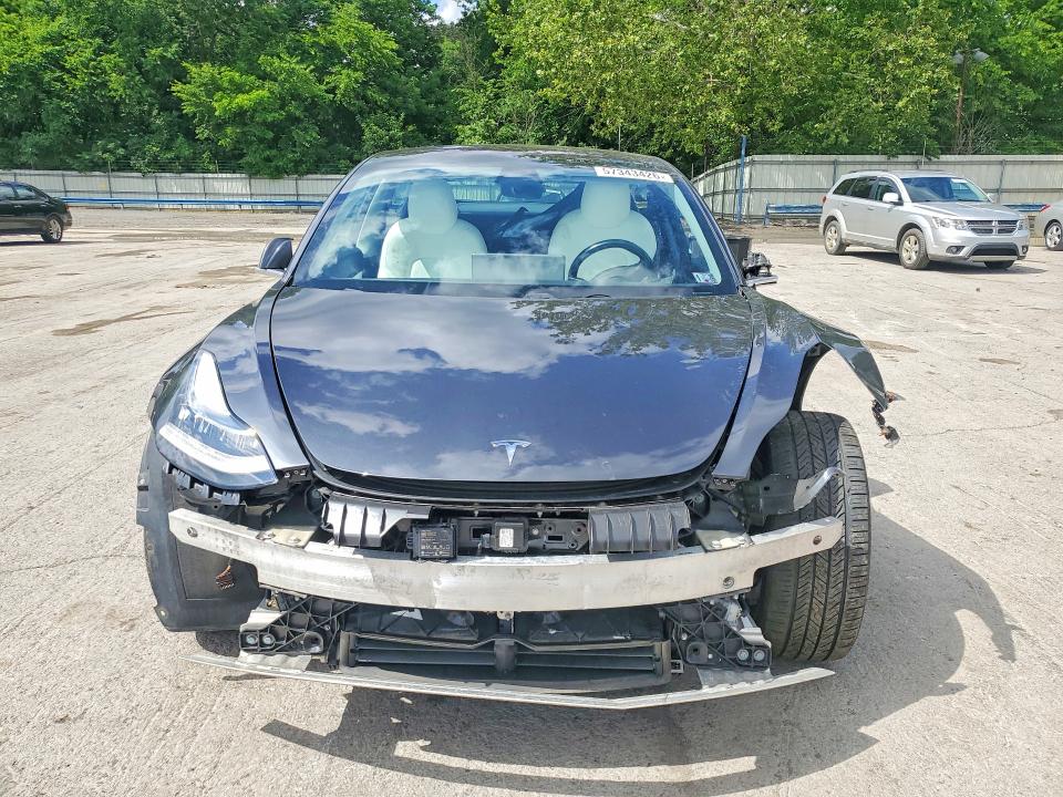 2018 Tesla Model 3 VIN 5YJ3E1EB2JF074988 COPART salvage auction — FRONT END, Pa - Certificate Of Salvage, sold $5,100 on 2026-07-16 (photo 5)