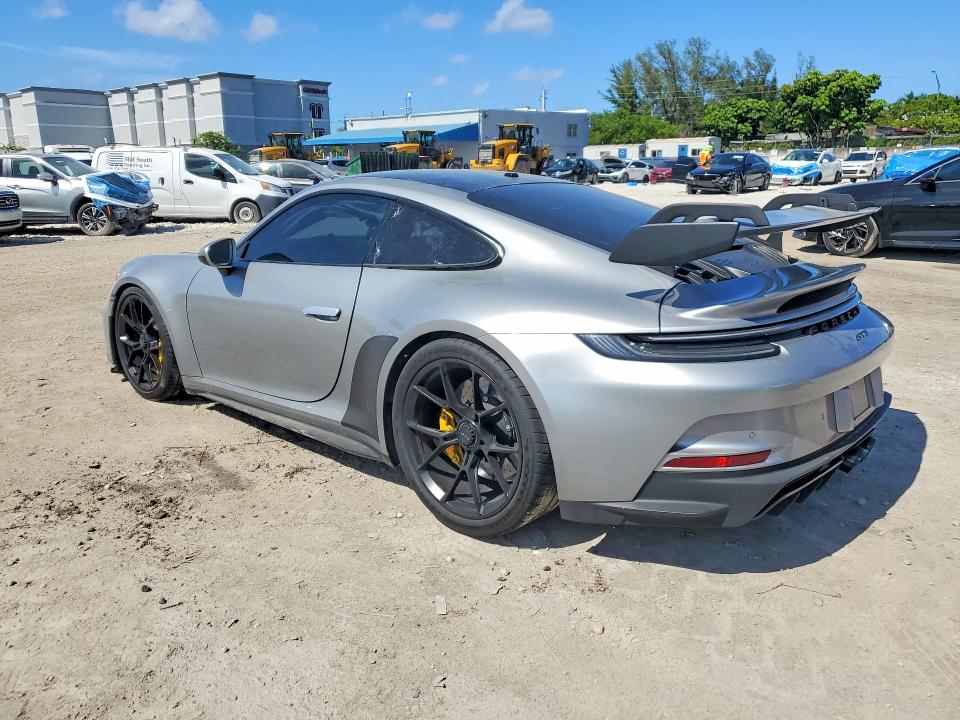 2022 Porsche 911 VIN WP0AC2A93NS268735 COPART salvage auction — FRONT END, Fl - Cert Of Title Slvg Rebuildable, sold $130,000 on 2026-08-13 (photo 2)