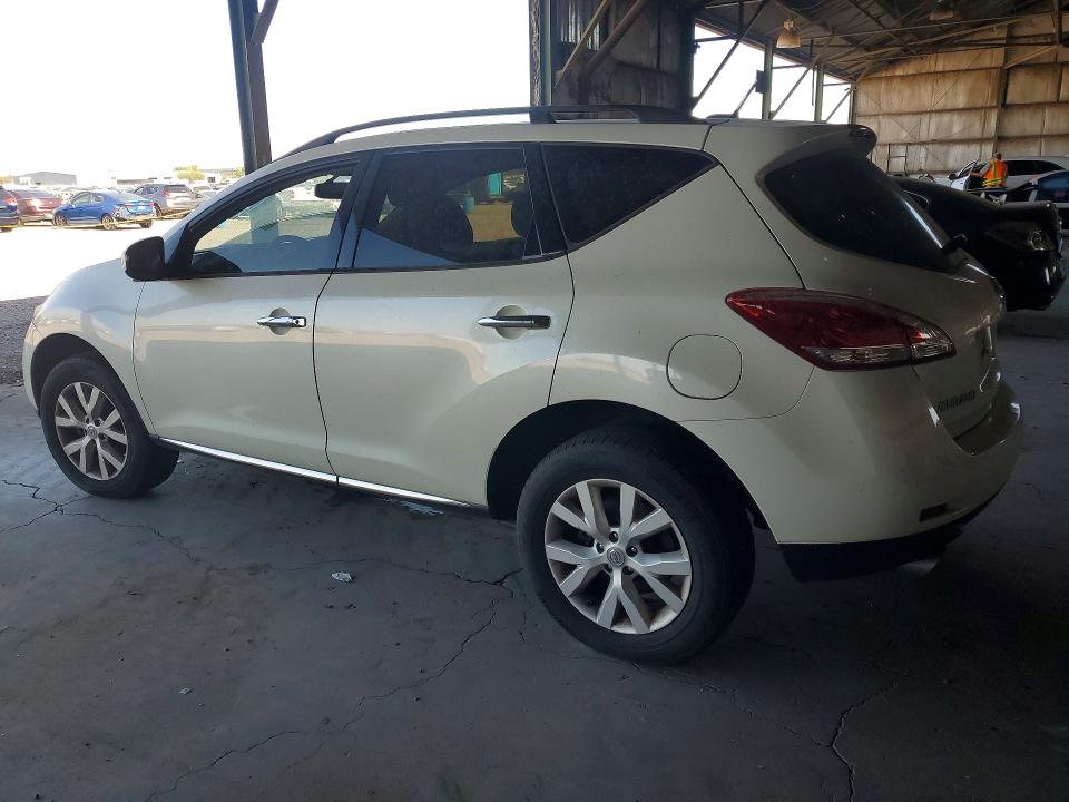 2014 Nissan Murano VIN JN8AZ1MW3EW523861 COPART salvage auction — MINOR DENT/SCRATCHES, Az - Certificate Of Title, sold $225 on 2026-07-27 (photo 2)