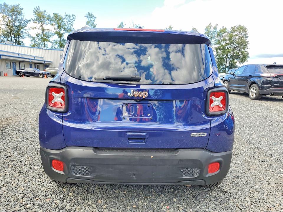 2018 Jeep Renegade VIN ZACCJABB5JPJ30878 COPART salvage auction — HAIL, Tx - Certificate Of Title, sold $1,850 on 2026-07-27 (photo 6)