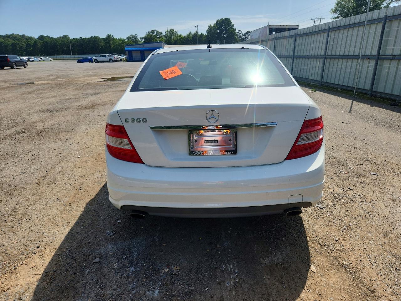 2009 Mercedes-Benz C-Class VIN WDDGF54X39R047586 COPART salvage auction — Hail, LA - CERTIFICATE OF TITLE, sold $450 on 2026-07-09 (photo 6)