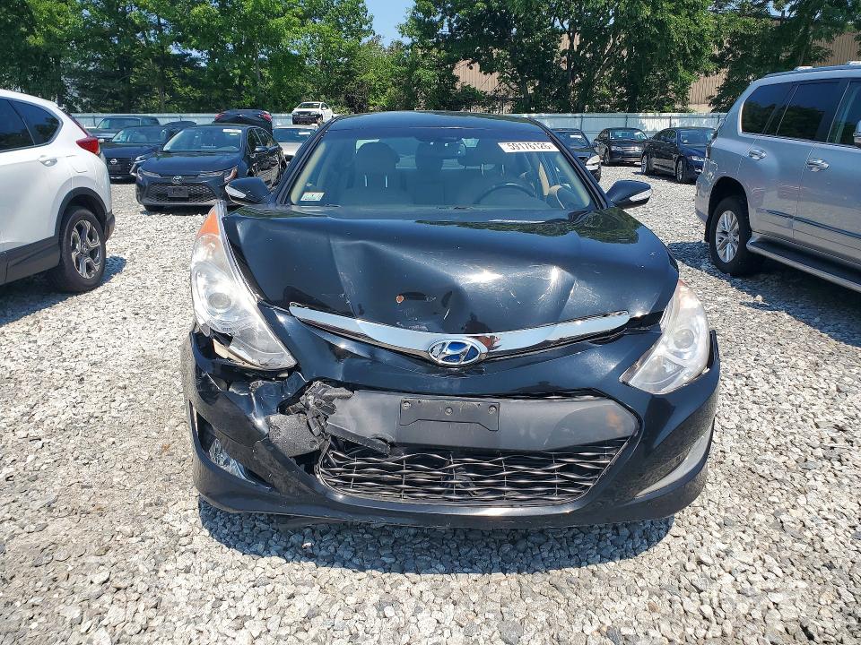 2014 Hyundai Sonata VIN KMHEC4A47EA107596 COPART salvage auction — FRONT END, Ma - Cert Of Title-Reconstrctd Coll, sold $525 on 2026-07-17 (photo 5)