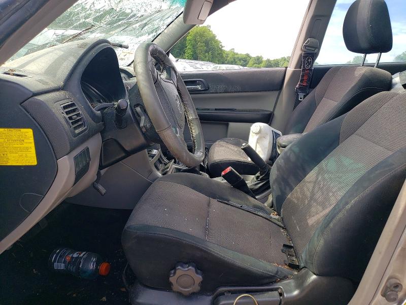 2007 Subaru Forester VIN JF1SG69667G725379 COPART salvage auction — ROLLOVER, Ma - Cert Of Title-Reconstrctd Coll, sold $950 on 2026-07-15 (photo 7)