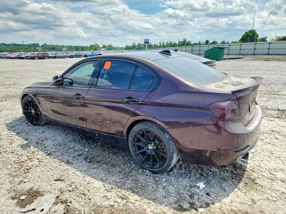 2012 BMW 3er VIN WBA3A9C56CFX59949 COPART salvage auction — WATER/FLOOD, Il - Salvage Cert-Flood, sold $500 on 2026-08-03 (photo 2)