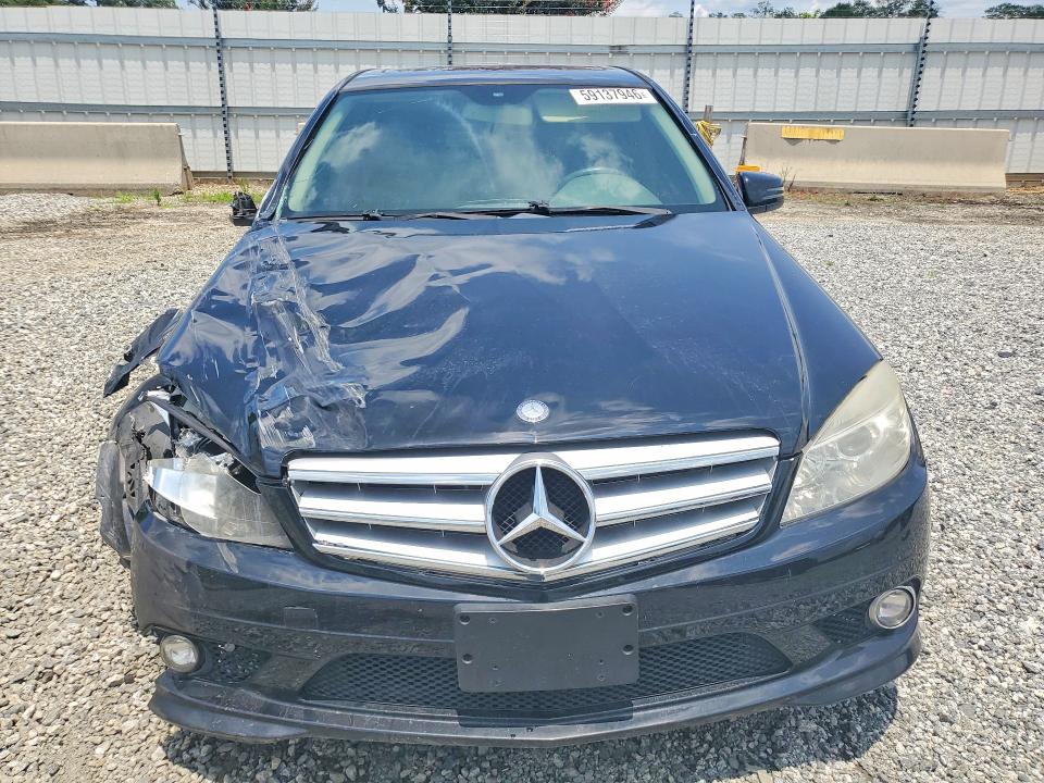 2010 Mercedes-benz C-klasse VIN WDDGF8BBXAR106775 COPART salvage auction — FRONT END, SC - CERT OF TITLE-SALVAGE, sold $525 on 2026-08-17 (photo 5)