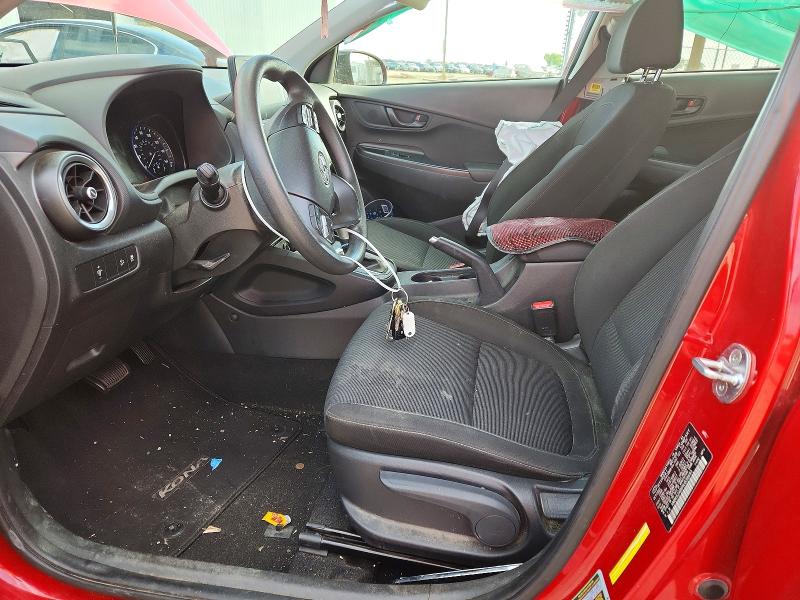 2022 Hyundai VIN KM8K62AB6NU838693 COPART salvage auction — FRONT END, Ca - Salvage Certificate, sold $2,650 on 2026-07-06 (photo 7)