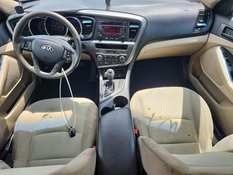 2013 Kia Optima VIN 5XXGM4A77DG190454 COPART salvage auction — FRONT END, Ms - Cert Of Title-Salvaged, sold $400 on 2026-07-29 (photo 8)