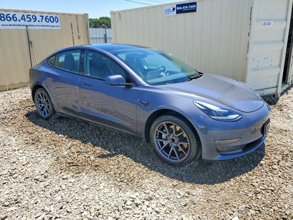 2023 Tesla Model 3 VIN 5YJ3E1EAXPF448621 COPART salvage auction — UNDERCARRIAGE, Ca - Certificate Of Title, sold $8,100 on 2026-07-06 (photo 4)