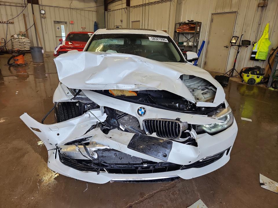 2015 BMW 3er VIN WBA3B3G50FNR86844 COPART salvage auction — FRONT END, Wi - Junked Vehicle Bill Of Sale, sold $1,050 on 2026-07-20 (photo 5)