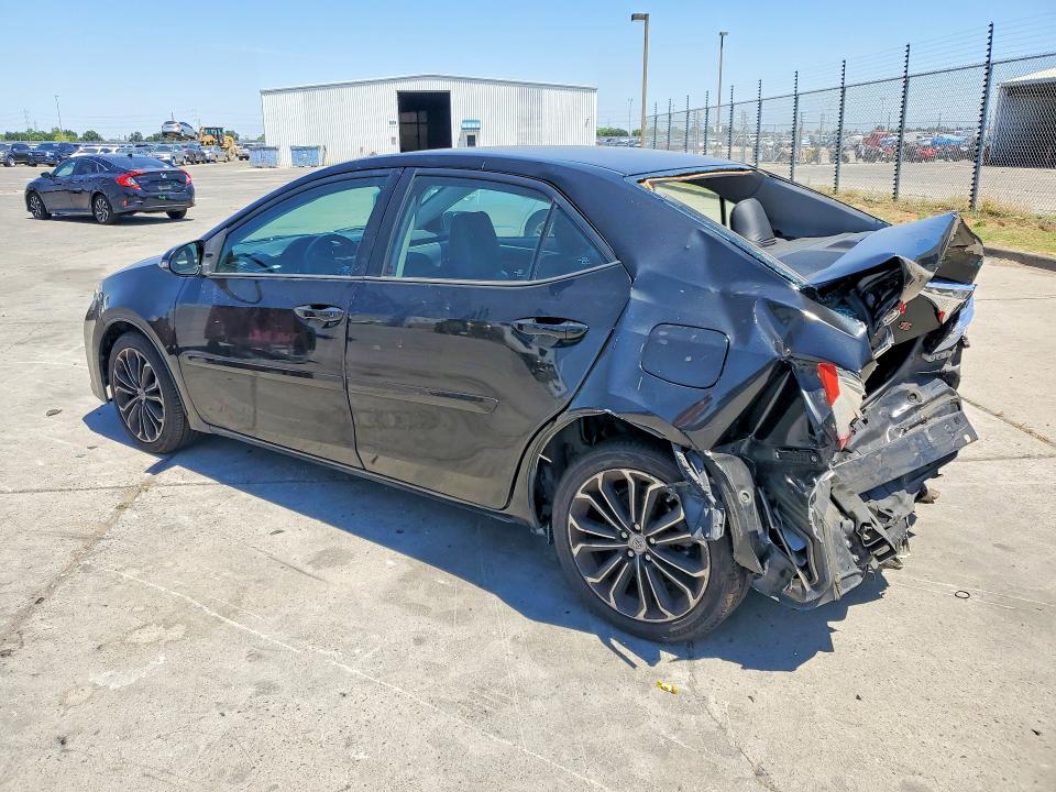 2015 Toyota Corolla VIN 5YFBURHE7FP291662 COPART salvage auction — REAR END, CA - SALVAGE CERTIFICATE, sold $2,050 on 2026-07-20 (photo 2)