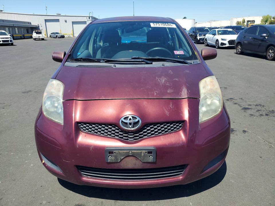 2009 Toyota Yaris VIN JTDKT903X95221586 COPART salvage auction — REAR END, CA - SALVAGE CERTIFICATE, sold $1,250 on 2026-07-15 (photo 5)