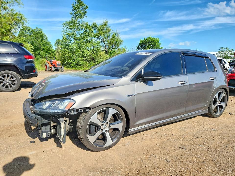 2016 Volkswagen Golf VIN WVWLF7AU7GW097159 COPART salvage auction — FRONT END, Oh - Cert Of Title-Salvage, sold $3,100 on 2026-07-23 (photo 1)