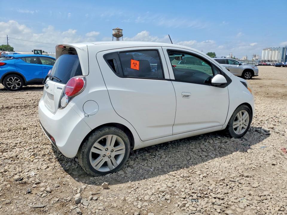 2014 Chevrolet Spark VIN KL8CD6S96EC517611 COPART salvage auction — FRONT END, Il - Salvage Certificate, sold $225 on 2026-07-08 (photo 3)