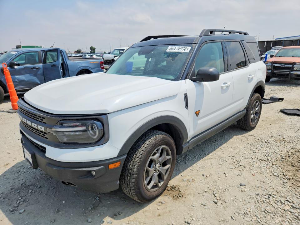 2021 Ford Bronco sport VIN 3FMCR9D97MRB06527 — COPART salvage auction photo