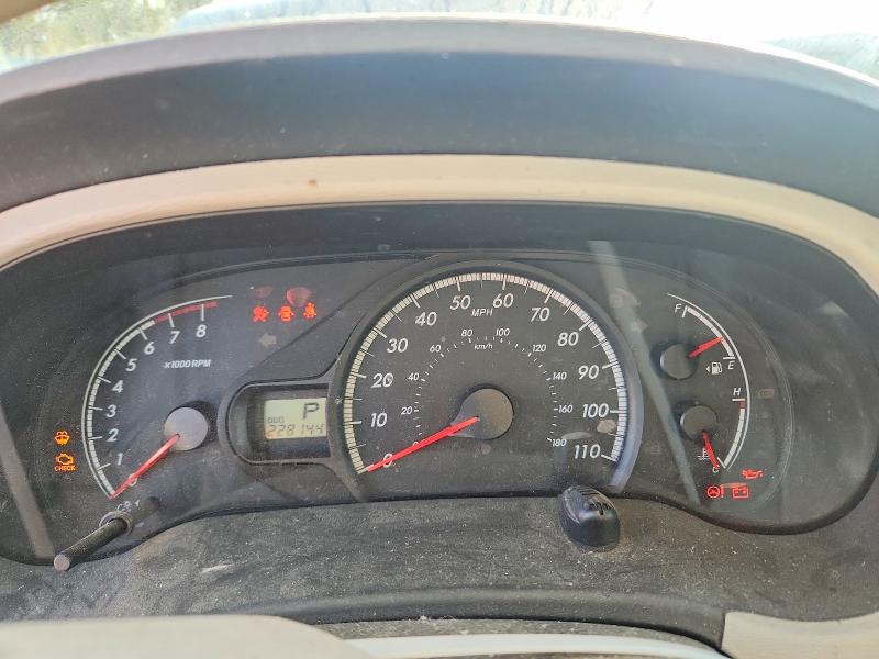 2013 Toyota Sienna VIN 5TDZK3DC7DS391089 COPART salvage auction — FRONT END, CA - SALVAGE CERTIFICATE, sold $200 on 2026-07-28 (photo 9)