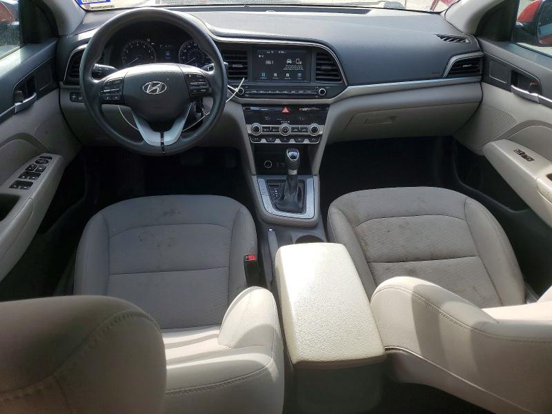 2020 Hyundai Elantra VIN 5NPD84LFXLH629824 COPART salvage auction — MECHANICAL, Tx - Salvage Vehicle Title, sold $850 on 2026-07-31 (photo 8)