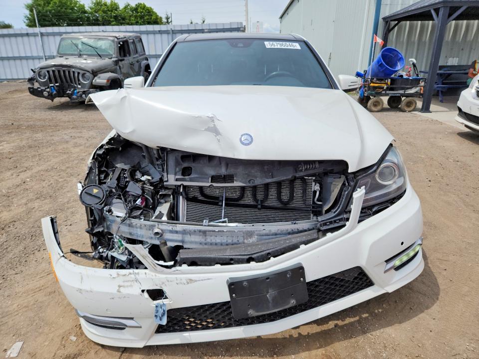 2014 Mercedes-benz C-klasse VIN WDDGF8JB6EA960006 COPART salvage auction — FRONT END, On - Permit No Brand - Unfit, sold $2,300 on 2026-07-16 (photo 5)