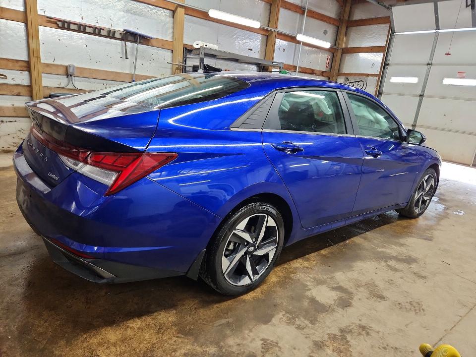 2023 Hyundai Elantra VIN KMHLP4AGXPU600180 COPART salvage auction — SIDE, Il - Salvage Certificate, sold $6,400 on 2026-07-27 (photo 3)