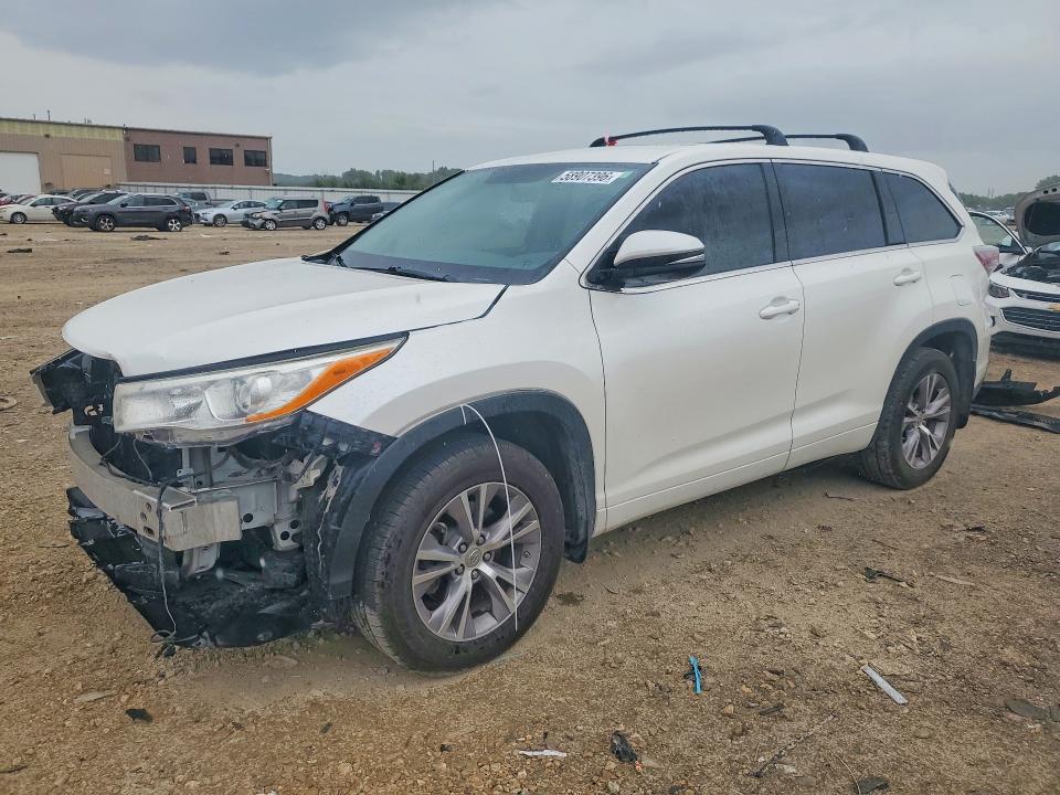 2014 Toyota VIN 5TDBKRFH5ES064558 COPART salvage auction — FRONT END, Ks - Cert Of Title-Salvage, sold $5,300 on 2026-07-16 (photo 1)