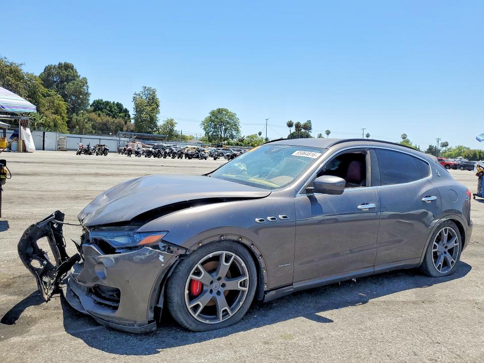 2018 Maserati Levante VIN ZN661XUS4JX302510 COPART salvage auction — FRONT END, Ca - Dis/Dlr/Exp Only Clean Title (P), sold $2,100 on 2026-07-10 (photo 1)