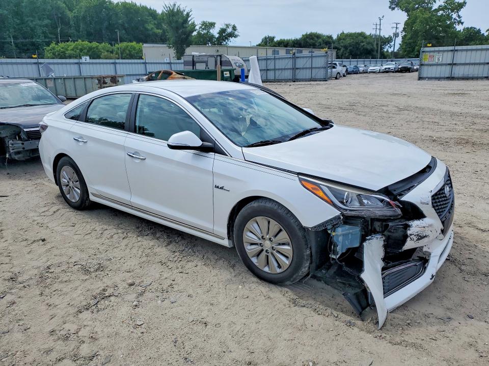 2016 Hyundai Sonata VIN KMHE24L14GA040691 COPART salvage auction — FRONT END, Va - Cert Of Title - Salvage, sold $2,050 on 2026-07-28 (photo 4)