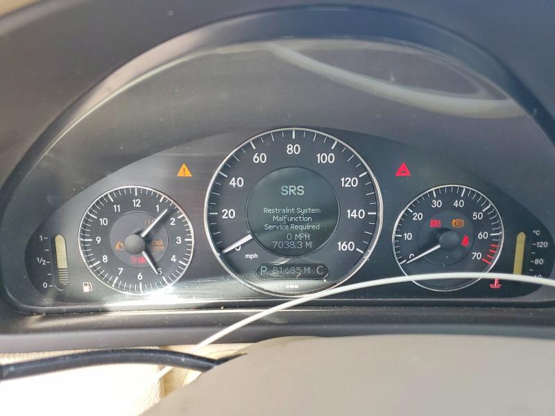 2008 Mercedes-benz Clk-klasse VIN WDBTK56F78T096962 COPART salvage auction — FRONT END, Fl - Cert Of Ttl-Rebuilt&Slvg Rbld, sold $475 on 2026-07-22 (photo 9)