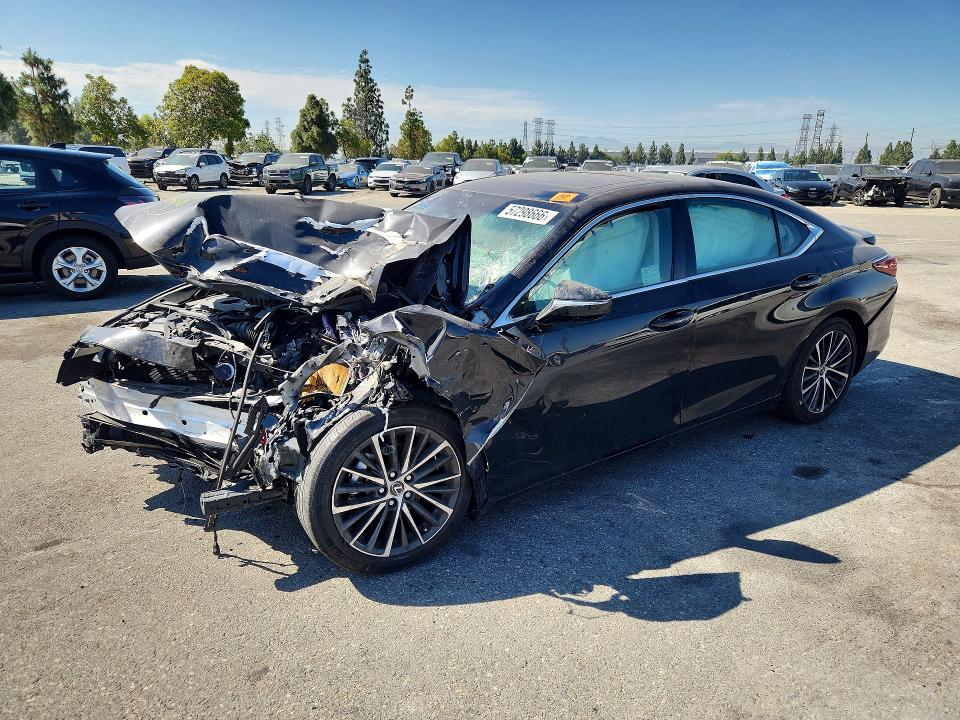 2025 Lexus VIN 58ADA1C11SU076013 COPART salvage auction — FRONT END, Ca - Salvage Certificate, sold $150 on 2026-07-30 (photo 1)