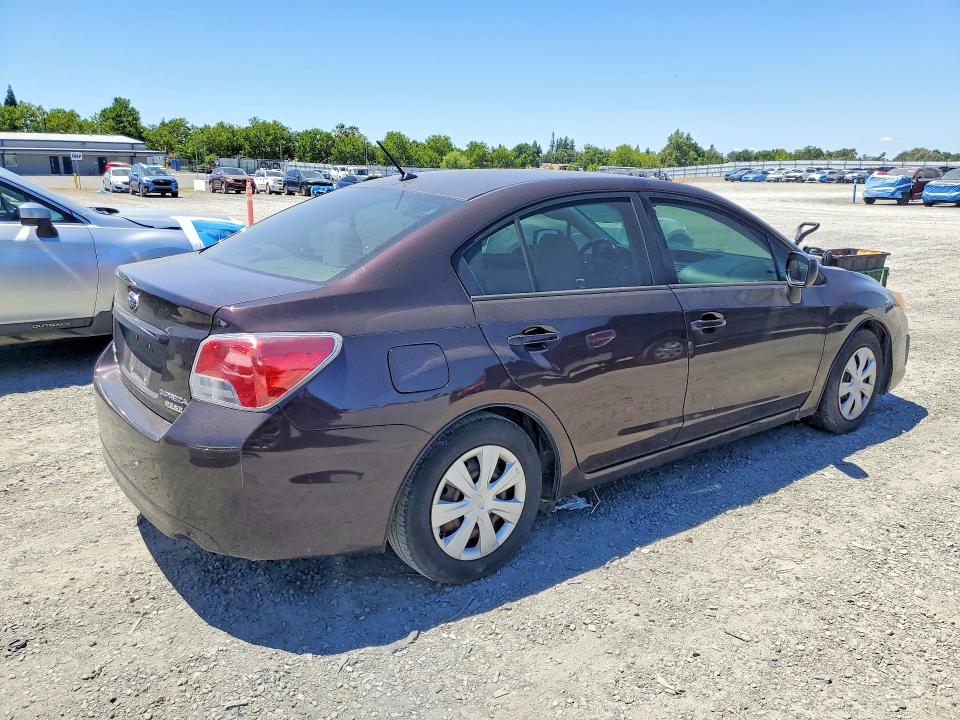2012 Subaru Impreza VIN JF1GJAA66CH016235 COPART salvage auction — MINOR DENT/SCRATCHES, Wa - Dis/Dlr/Exp Only Clean Title (P), sold $650 on 2026-07-28 (photo 3)