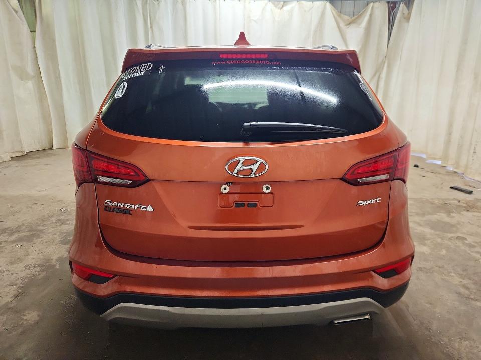 2017 Hyundai Santa fe VIN 5XYZU3LB0HG490861 COPART salvage auction — MINOR DENT/SCRATCHES, TX - CERTIFICATE OF TITLE, sold $500 on 2026-07-21 (photo 6)