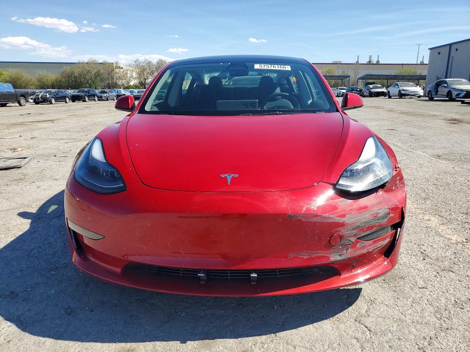 2023 Tesla Model 3 VIN 5YJ3E1EA1PF477201 COPART salvage auction — REAR END, Nj - Cert Of Title-Salvage, sold $7,800 on 2026-07-28 (photo 5)