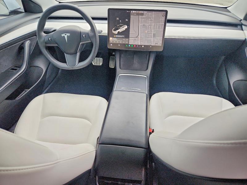2021 Tesla Model 3 VIN 5YJ3E1EC9MF077884 COPART salvage auction — REAR END, CA - SALVAGE CERTIFICATE, sold $500 on 2026-07-21 (photo 8)