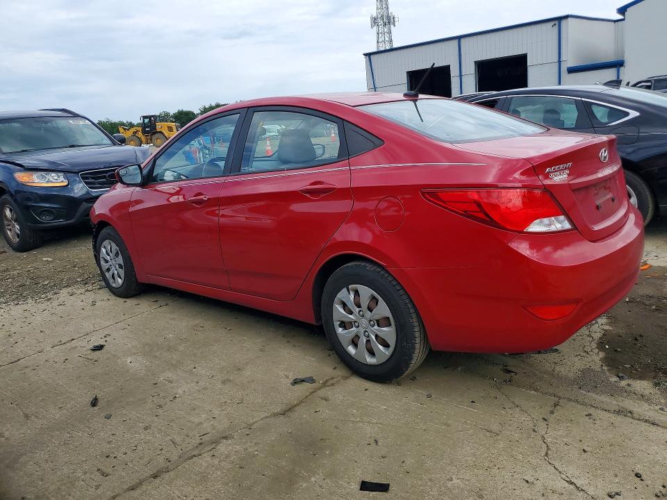 2016 Hyundai Accent VIN KMHCT4AE8GU991081 COPART salvage auction — FRONT END, Nj - Cert Of Title-Salvage, sold $850 on 2026-07-08 (photo 2)