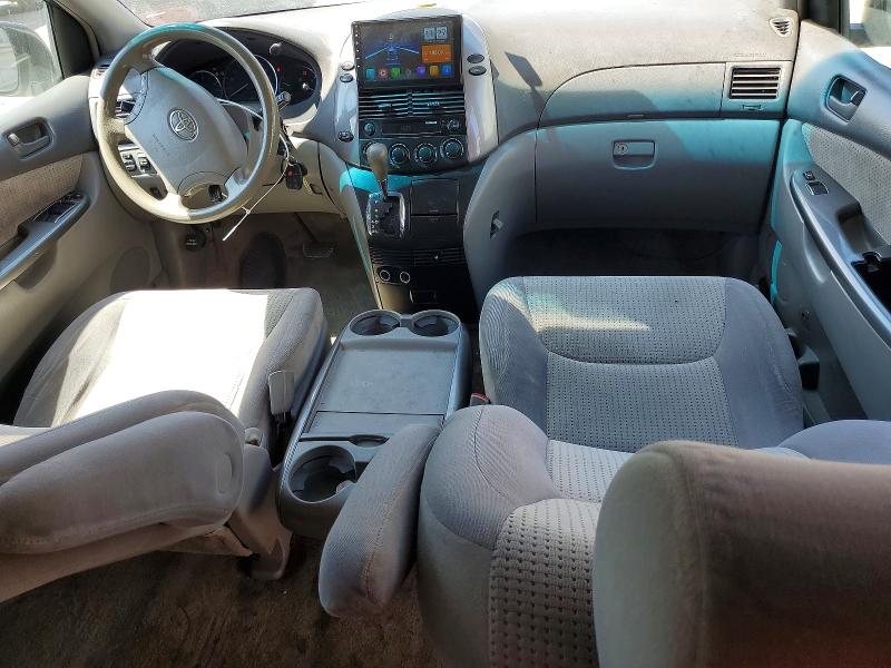 2009 Toyota Sienna VIN 5TDZK23C99S276190 COPART salvage auction — REAR END, Ca - Salvage Certificate, sold $750 on 2026-07-02 (photo 8)