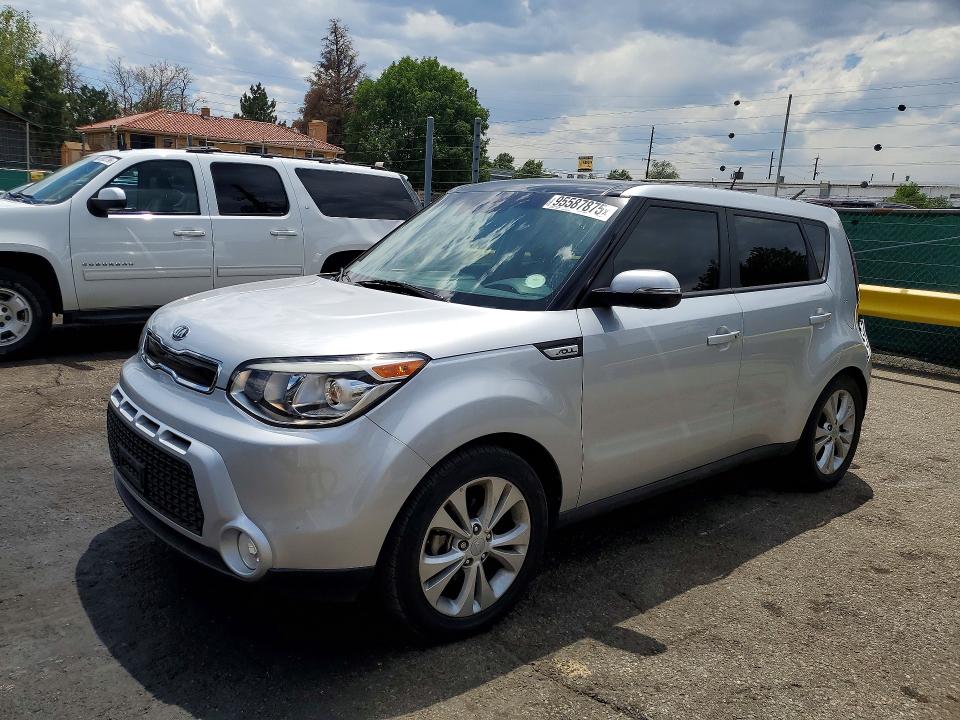 2016 Kia Soul VIN KNDJX3A56G7858747 COPART salvage auction — REAR END, Co - Public - Salvage Title, sold $2,150 on 2026-07-14 (photo 1)