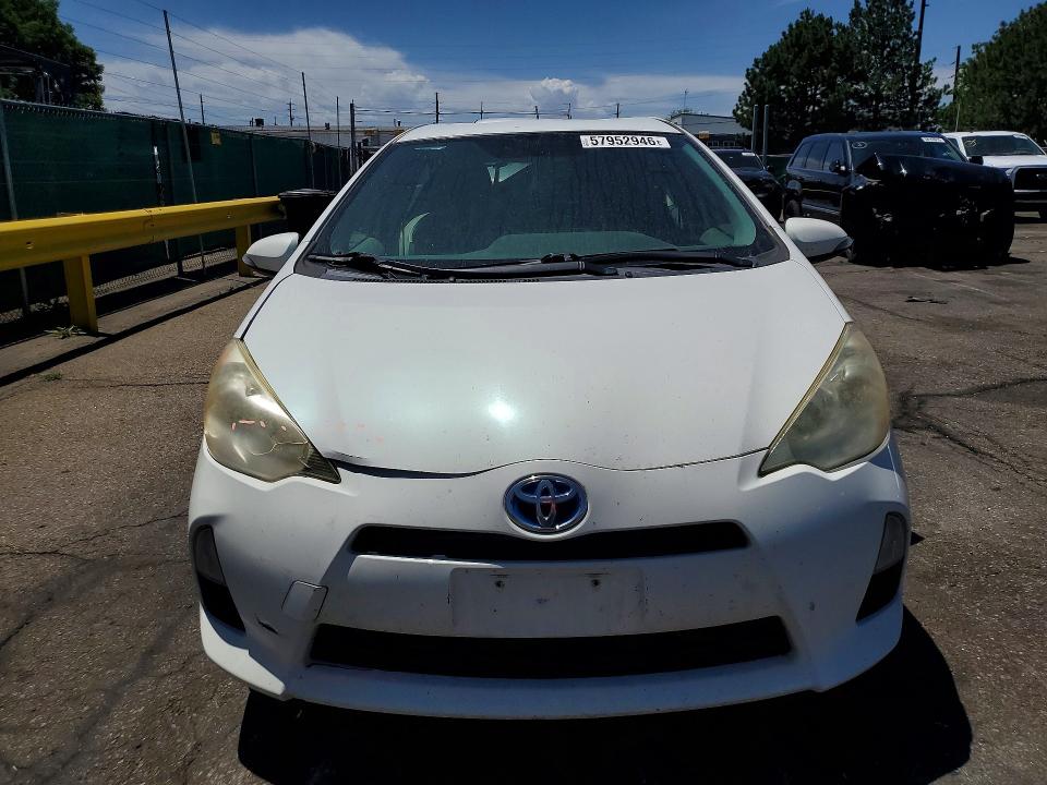 2013 Toyota VIN JTDKDTB32D1539371 COPART salvage auction — REAR END, Co - Public - Salvage Title, sold $875 on 2026-07-07 (photo 5)