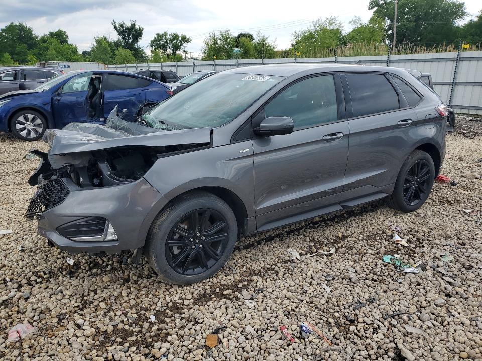 2024 Ford Edge VIN 2FMPK4J93RBA27598 COPART salvage auction — FRONT END, Il - Certificate Of Title, sold $7,900 on 2026-07-17 (photo 1)