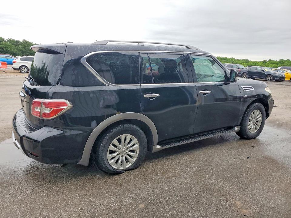 2017 Nissan Armada VIN JN8AY2NC0H9506452 COPART salvage auction — MECHANICAL, Wv - Certificate Of Title (P), sold $2,700 on 2026-07-08 (photo 3)