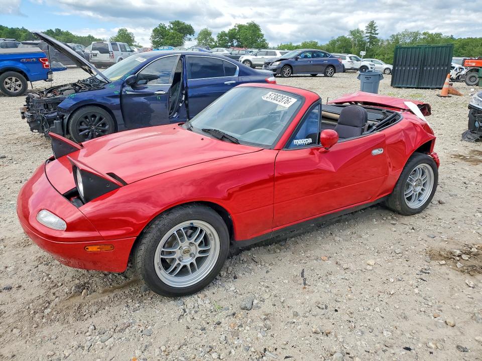 1990 Mazda Mx-5 miata VIN JM1NA3516L0139205 COPART salvage auction — REAR END, MA - CERT OF TITLE-RECONSTRCTD COLL, sold $700 on 2026-07-22 (photo 1)