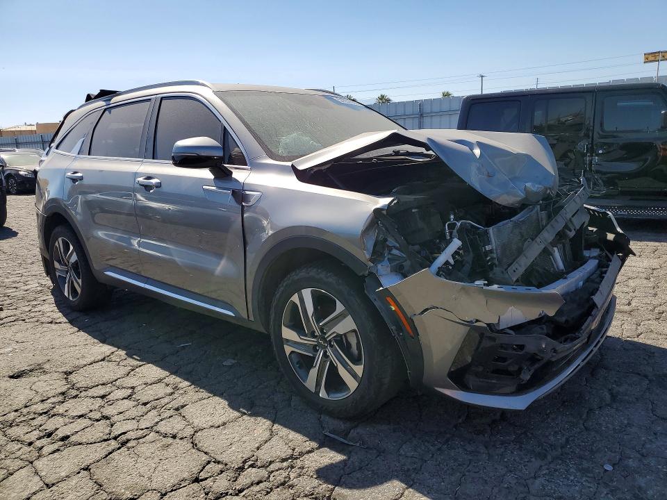 2023 Kia Sorento VIN KNDRHDLG4P5201395 COPART salvage auction — FRONT END, Ca - Salvage Certificate, sold $2,400 on 2026-07-09 (photo 4)