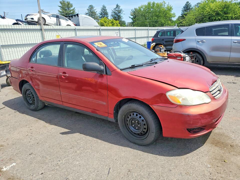 2003 Toyota Corolla VIN 2T1BR32E33C119583 COPART salvage auction — FRONT END, Ct - Certificate Of Title (P), sold $650 on 2026-07-02 (photo 4)